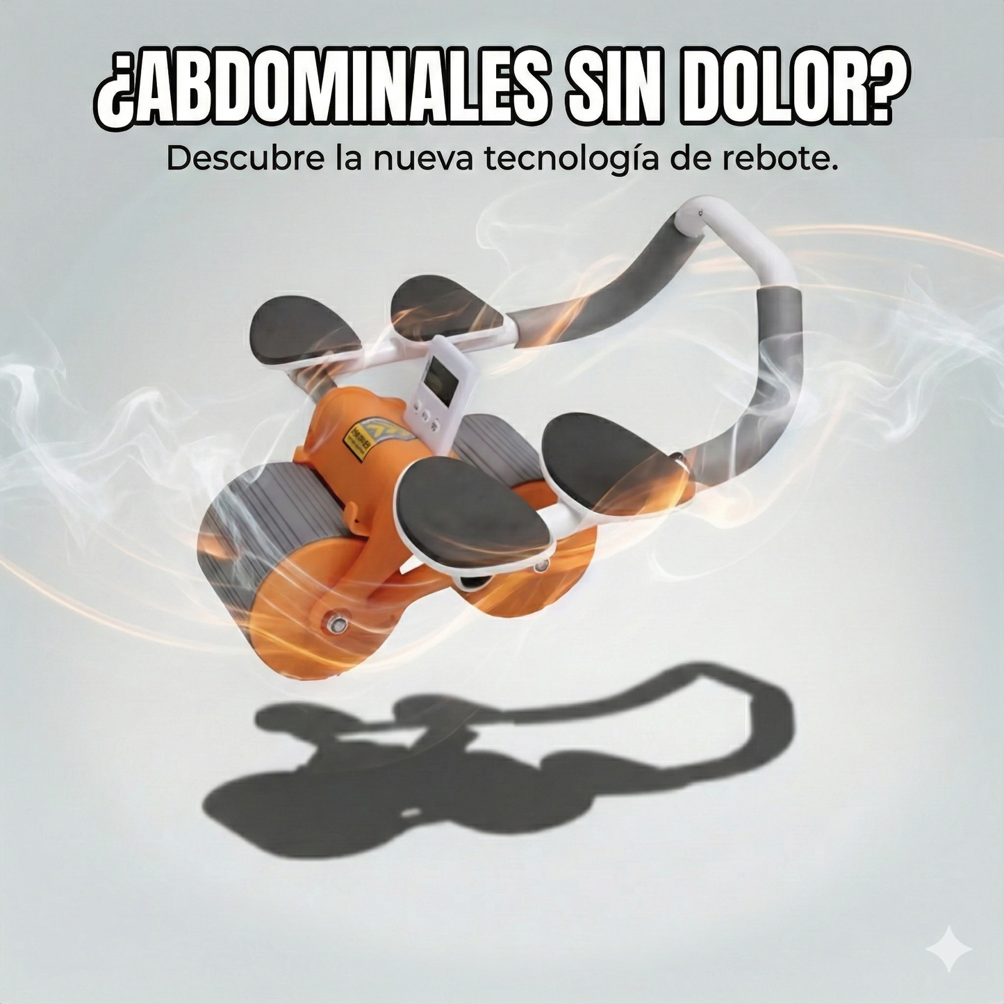 Rueda abdominal con rebote automático