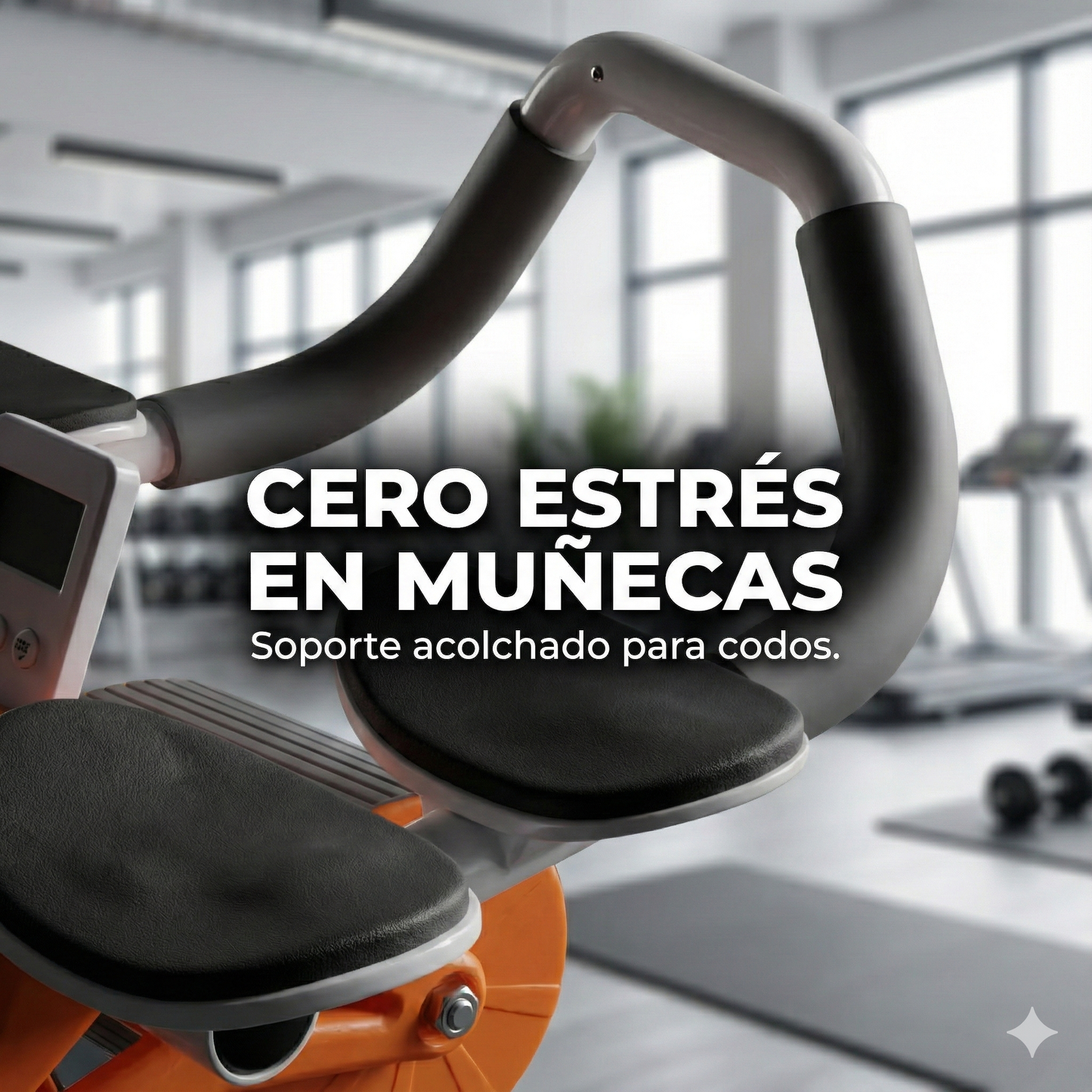 Rueda abdominal con rebote automático