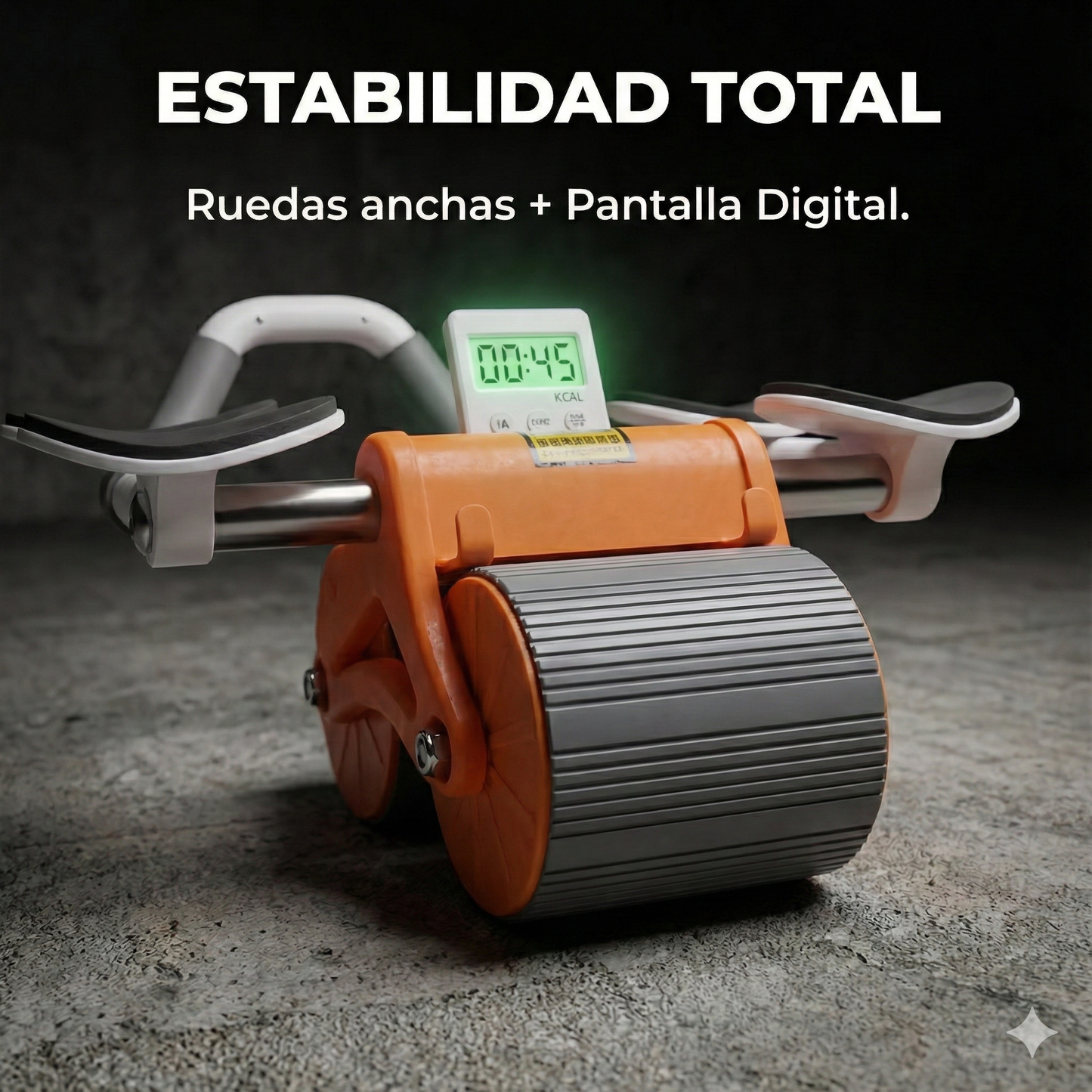 Rueda abdominal con rebote automático